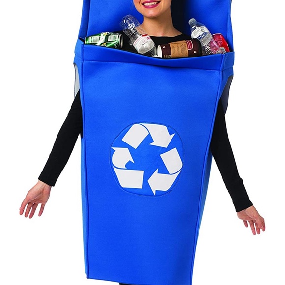 Rasta Imposta Recycling Can Costume Adults One Size One Piece - Picture 1 of 7